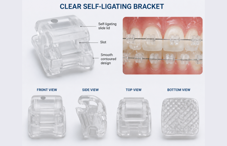 E-Charm Self-Ligating Brackets