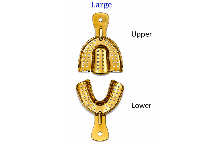 Gold Plated Single Mold Impression Tray