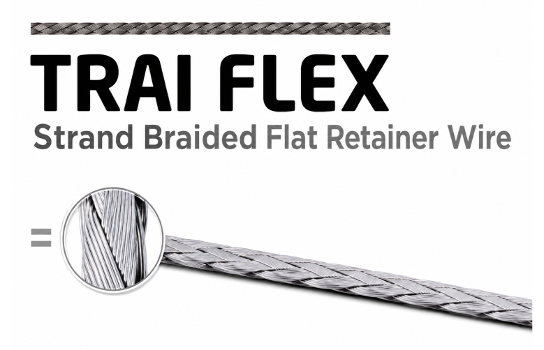 TRAI FLEX Strand Braided Flat Retainer Wire